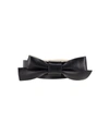 ALICE BY TEMPERLEY ALICE BY TEMPERLEY BELT WITH REMOVABLE BOW IN BLACK LEATHER