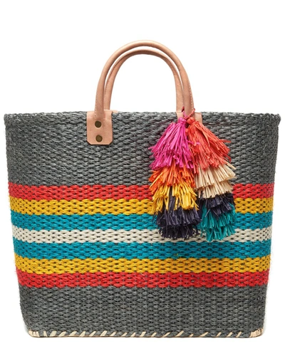 Mar Y Sol La Paz Sisal Tote In Multi