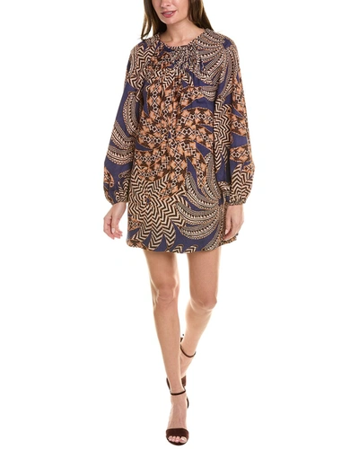 Farm Rio Mini Dress In Navy