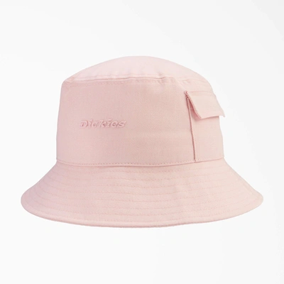 Dickies Script Logo Bucket Hat In Pink