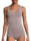Hanro 'touch Feeling' Tank In Taupe Grey