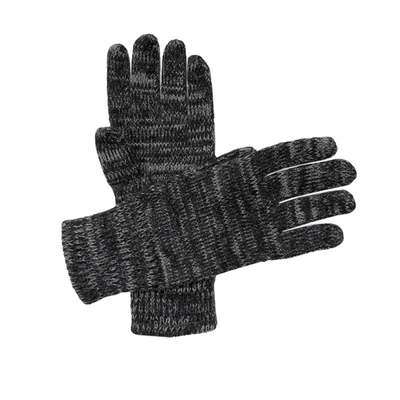 Shupaca Pixel Gloves In Charcoal In Black