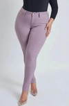 YMI HYPER STRETCH MID-RISE SKINNY JEANS IN ORCHID