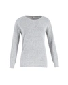 Acne Studios Brushed Knit Sweater In Grey Mohair In Grey
