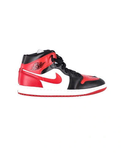 Nike Jordan 1 Retro High In Red Leather