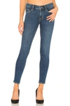 CURRENT ELLIOTT THE STILETTO JEAN IN 1 YEAR WORN STRETCH INDIGO