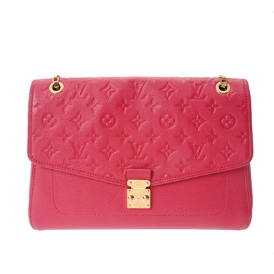 Pre-owned Louis Vuitton Saint-germain Leather Shoulder Bag () In Red