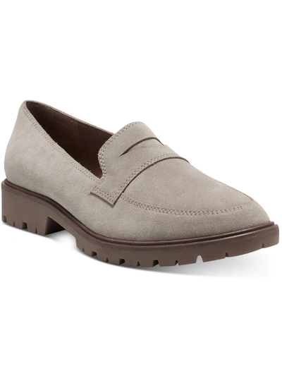 Lucky Brand Tomber Womens Loafers In Grey