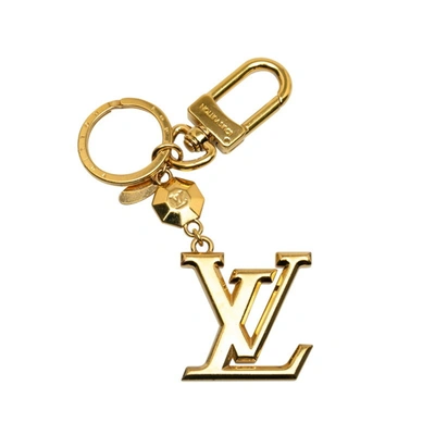 Pre-owned Louis Vuitton Porte Clés Metal Wallet () In Gold