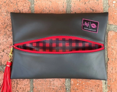 Makeup Junkie Plaid About You Mini Bag In Black In Multi