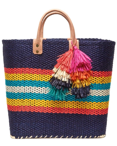 Mar Y Sol La Paz Sisal Tote In Multi