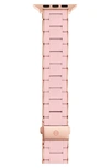 Michele Apple Watch Silicone Wrapped Interchangeable Bracelet, 38-42mm In Pink