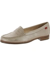 MARC JOSEPH EAST VILLAGE WOMENS PADDED INSOLE SLIP ON PENNY LOAFERS
