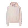 Champion Reverse Weave Hooded Sweatshirt In Beige