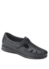 Sas Roamer Slip On Loafer - Medium In Black In Grey