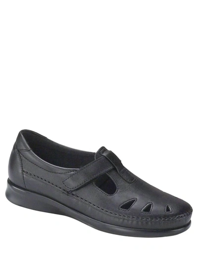 Sas Roamer Slip On Loafer - Medium In Black