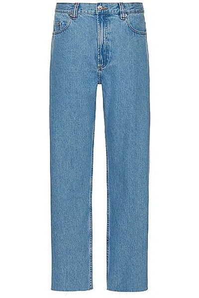 Apc 20cm Jean Martin Straight Denim Jeans In Blue