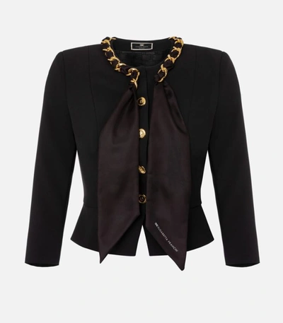 Elisabetta Franchi Jackets In Black