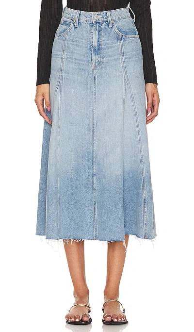 Mother The Full Swing Denim Maxi Skirt In Im With The Band