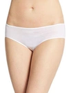 Hanro Cotton Seamless High-cut Full Brief In White
