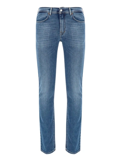 Acne Studios Blue Blå Konst Mid North Jeans In Mid-blue