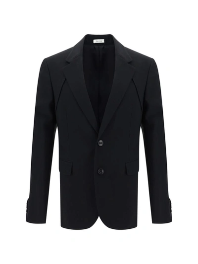 Alexander Mcqueen Jacket In Black