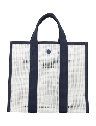 Apc A.p.c. Cabas Louise Small In White