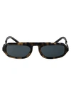 Giorgio Armani Blue Havana Acetate Sunglasses In 604887 Blue Havana