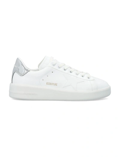 Golden Goose Pure-star Sneakers In White/silver