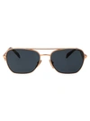 Prada Pilot Frame Sunglasses Sunglasses In Svf09t Rose Gold