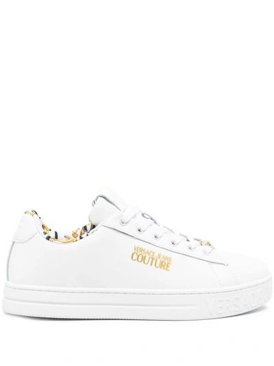 Versace Jeans Couture Court 88 Logo Couture Sneakers In White