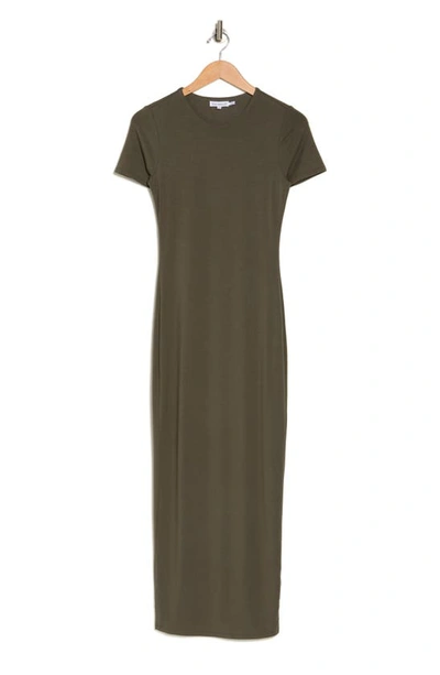 Good American Good Touch Stretch-jersey Maxi Dress In Green