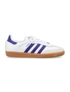 Adidas Originals Samba Logo-patch Sneakers In Ftwwht Eneink