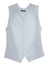 Brando-lubiam Light Gray Vest In Gray