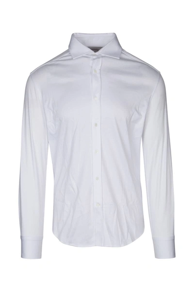 Brunello Cucinelli Cotton Shirt In Blanco