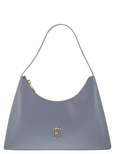 Furla Designer Handbags Diamante - Small Shoulder Bag In Bleu