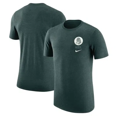 Nike Michigan State  Men's College Crew-neck T-shirt In Green