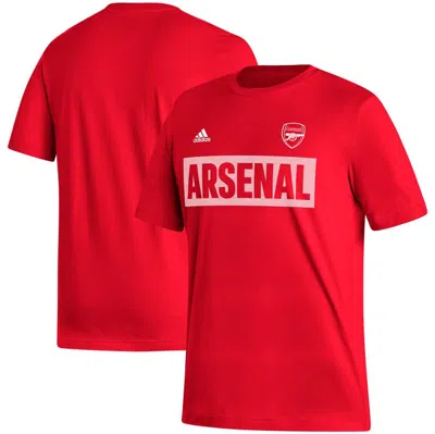 Adidas Originals Men's Adidas Red Arsenal Culture Bar T-shirt