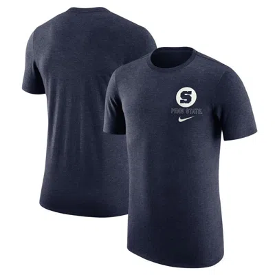 Nike Penn State  Men's College Crew-neck T-shirt In Blue