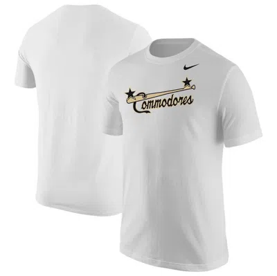 Nike White Vanderbilt Commodores Baseball Vault T-shirt