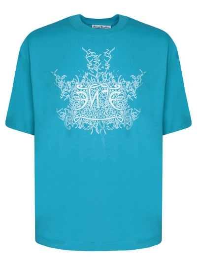 Acne Studios Franzisko Glow Logo Sweatshirt In Black