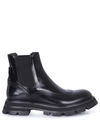 Alexander Mcqueen Chelsea Ankle Boots In Black