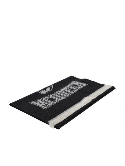 Alexander Mcqueen Scarfs In Black