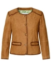 Bully Brown Leather Jacket In Brown