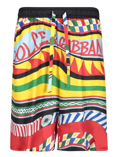 Dolce & Gabbana Shorts In Multi