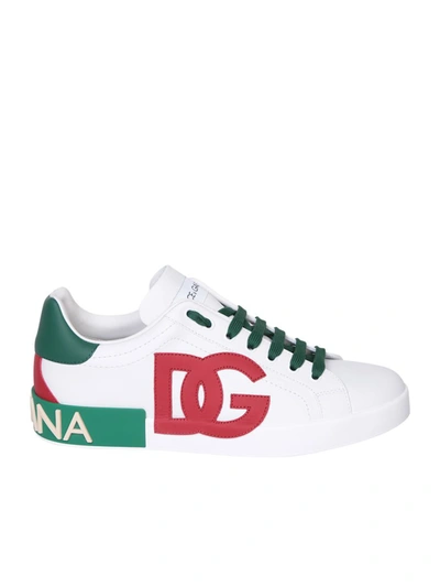 Dolce & Gabbana Trainers In Red Smerald
