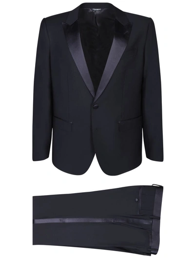 Dolce & Gabbana Three-piece Suit In Blue