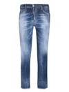 Dsquared2 Light-wash Skinny Jeans In Blue