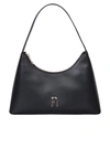 Furla Diamante Small Shoulder Bag In Black