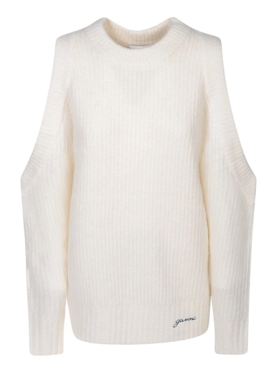 Ganni Knitwear In White